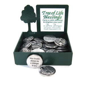 Tree of Life Blessings Pewter Charm