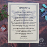 Dragonfly Prayer Parchment Poster (8.5" x 11")