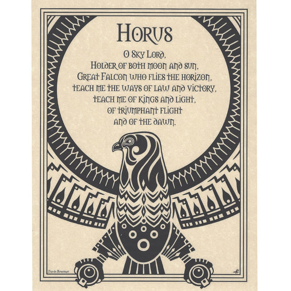 Horus Parchment Poster (8.5