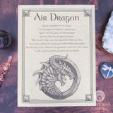 Air Dragon Parchment Poster (8.5" x 11")