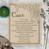 Earth Evocation Parchment Poster (8.5" x 11")