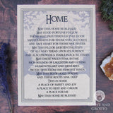 Home Blessing Parchment Poster (8.5" x 11")