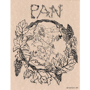 Joyful Pan Parchment Poster (8.5" x 11")