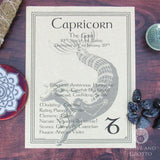 Capricorn Parchment Poster (8.5" x 11")