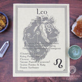 Leo Parchment Poster (8.5" x 11")
