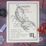 Scorpio Parchment Poster (8.5" x 11")