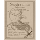 Sagittarius Parchment Poster (8.5" x 11")