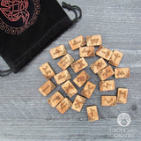Engraved Oak Rune Set
