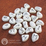 White Resin Rune Set