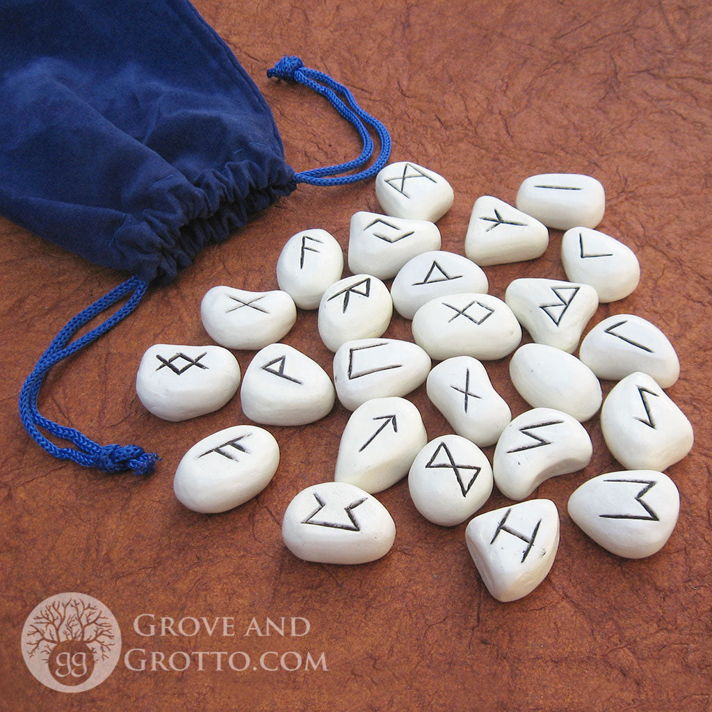 White Resin Rune Set – Grove and Grotto