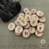 Poplar Wood Rune Set