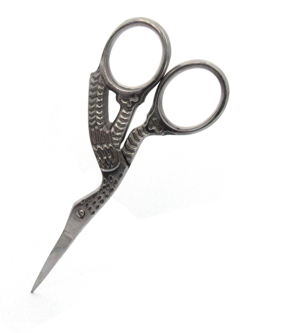 Silver Stork Mini Scissors