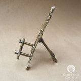 Brass Scrying Mirror Stand