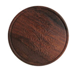 Black Metal Smudge Pot with Coaster
