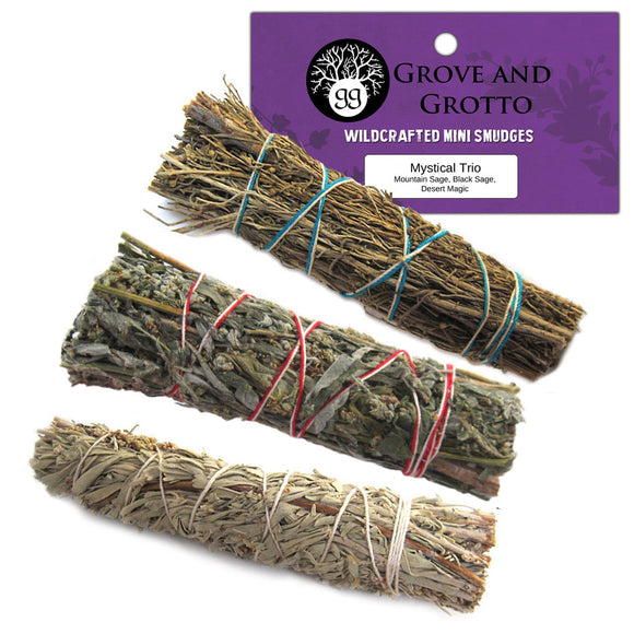 Mystical Herb Bundle Trio (Mountain Sage, Black Sage, and Desert Magic)