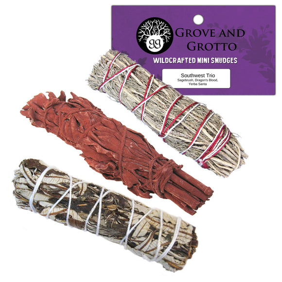 Southwest Herb Bundle Trio (Sagebrush, Dragon's Blood, and Yerba Santa)