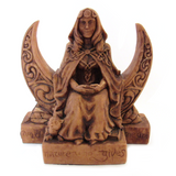 Moon Goddess Statue (Wood Color)