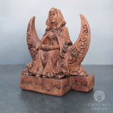 Moon Goddess Statue (Wood Color)