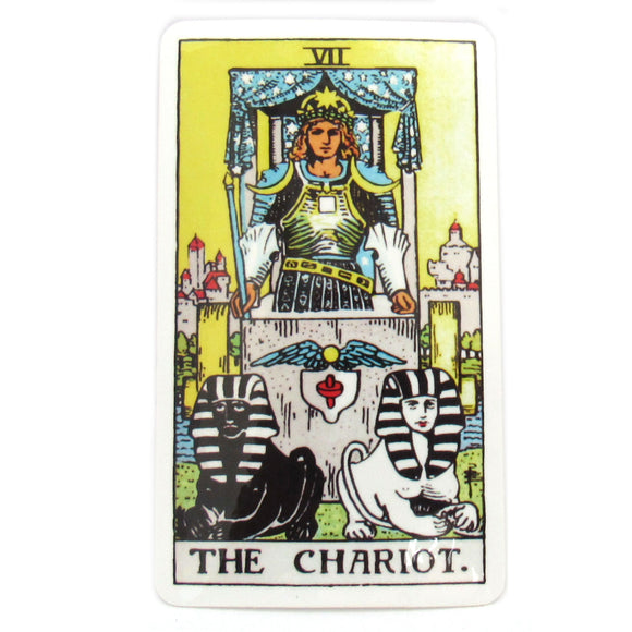 The Chariot Tarot Sticker (Large)