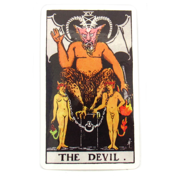 The Devil Tarot Sticker (Large)