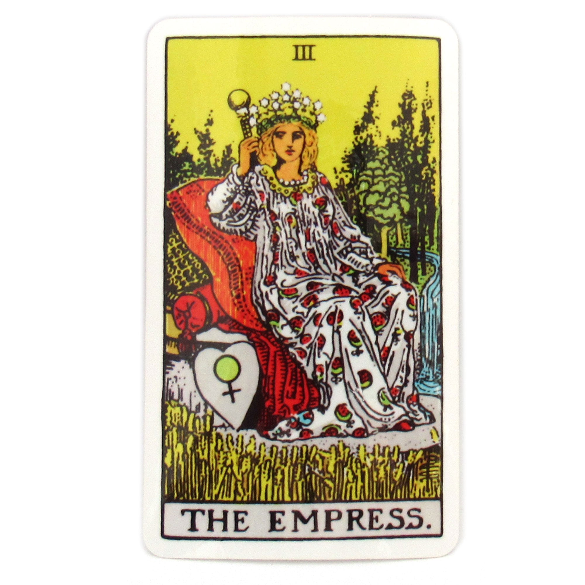 The Empress Tarot Sticker (Large) – Grove and Grotto