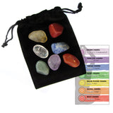 Tumbled Mini Chakra Stone Set with Bag