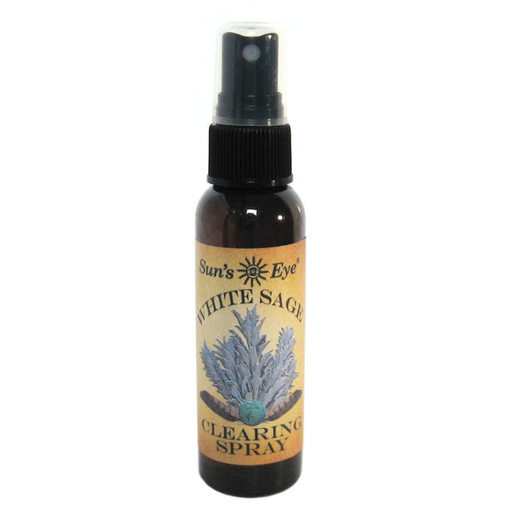 Sun's Eye White Sage Clearing Spray (2 oz)