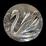 Animal-Speak Pewter Animal Charm (Single) Swan