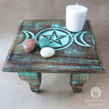 Triple Moon Mini Altar Table