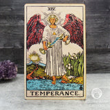 Tarot Art Print on Wood (Temperance)