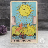 Tarot Art Print on Wood (The Moon)