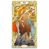 Golden Art Nouveau Tarot Deck