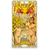 Golden Art Nouveau Tarot Deck