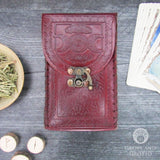 Triple Moon Leather Tarot Deck Holder