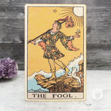 Tarot Art Print on Wood (The Fool)