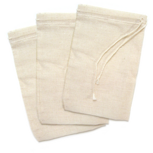 Cotton Tea Bags (Package of 3)