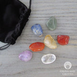 Tumbled Mini Chakra Stone Set with Bag