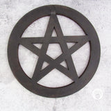 Pentacle Wall Hanging (12 Inches) - Black