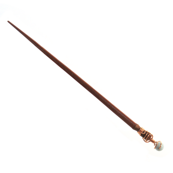 Amazonite Ironwood Wand