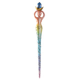 Spiral Goddess Rainbow Wand