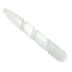 Selenite Spiral Wand (6 Inches)