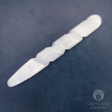 Selenite Spiral Wand (6 Inches)