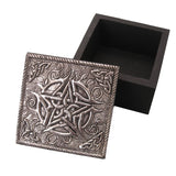 Silver Pentacle Trinket Box