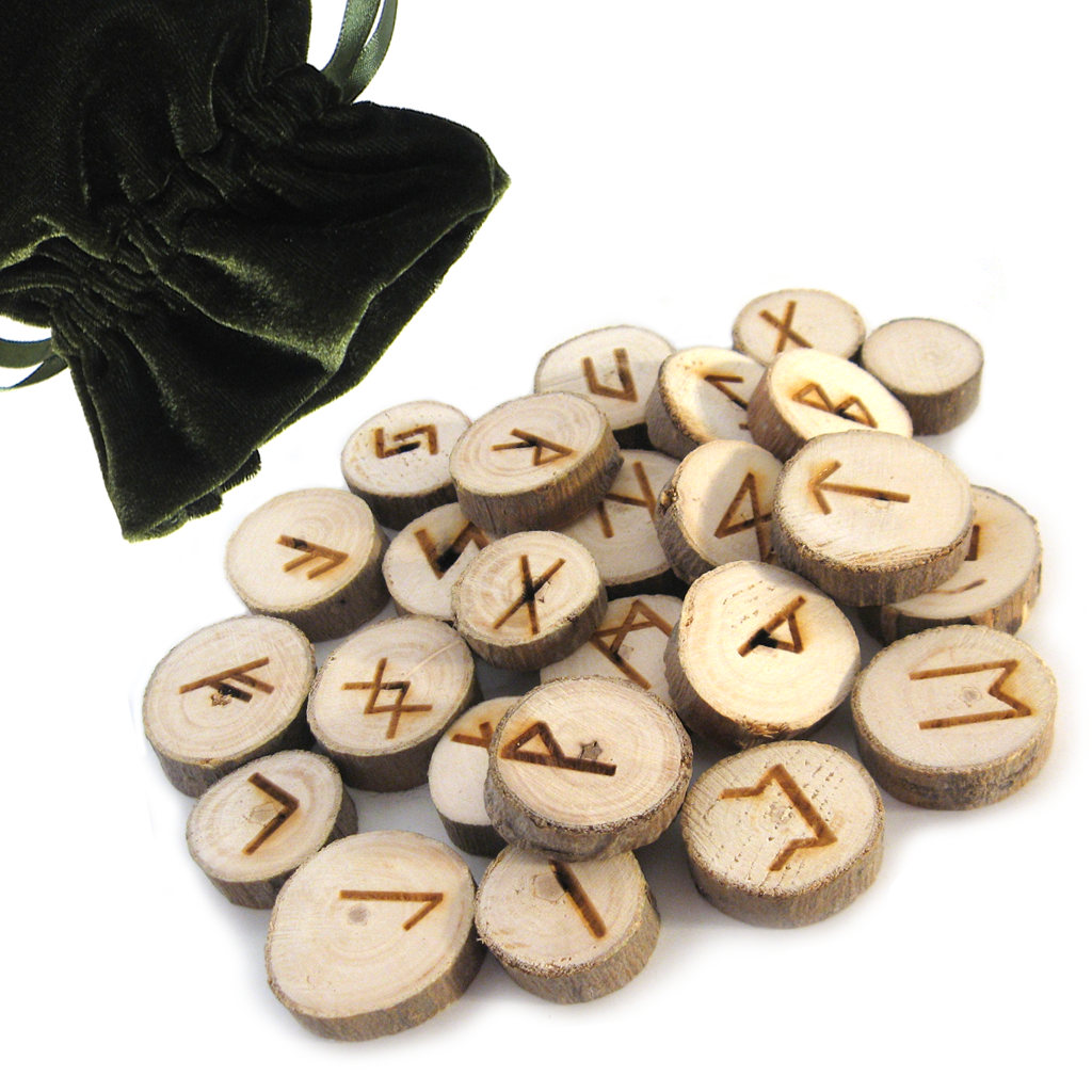 Poplar Wood Rune Set – Grove and Grotto