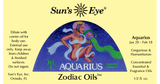 Sun's Eye Aquarius Oil